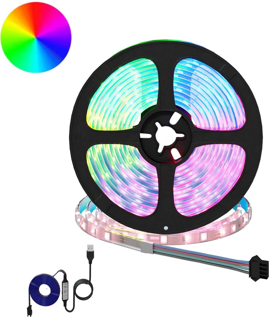 vidaXL LED szalag 12 pcs Fekete és Átlátszó 4700 mm Réz és műanyag