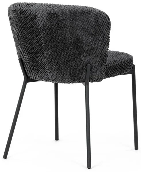 Étkezőszék szürke bouclé szövettel. CT-W1077 GREY2