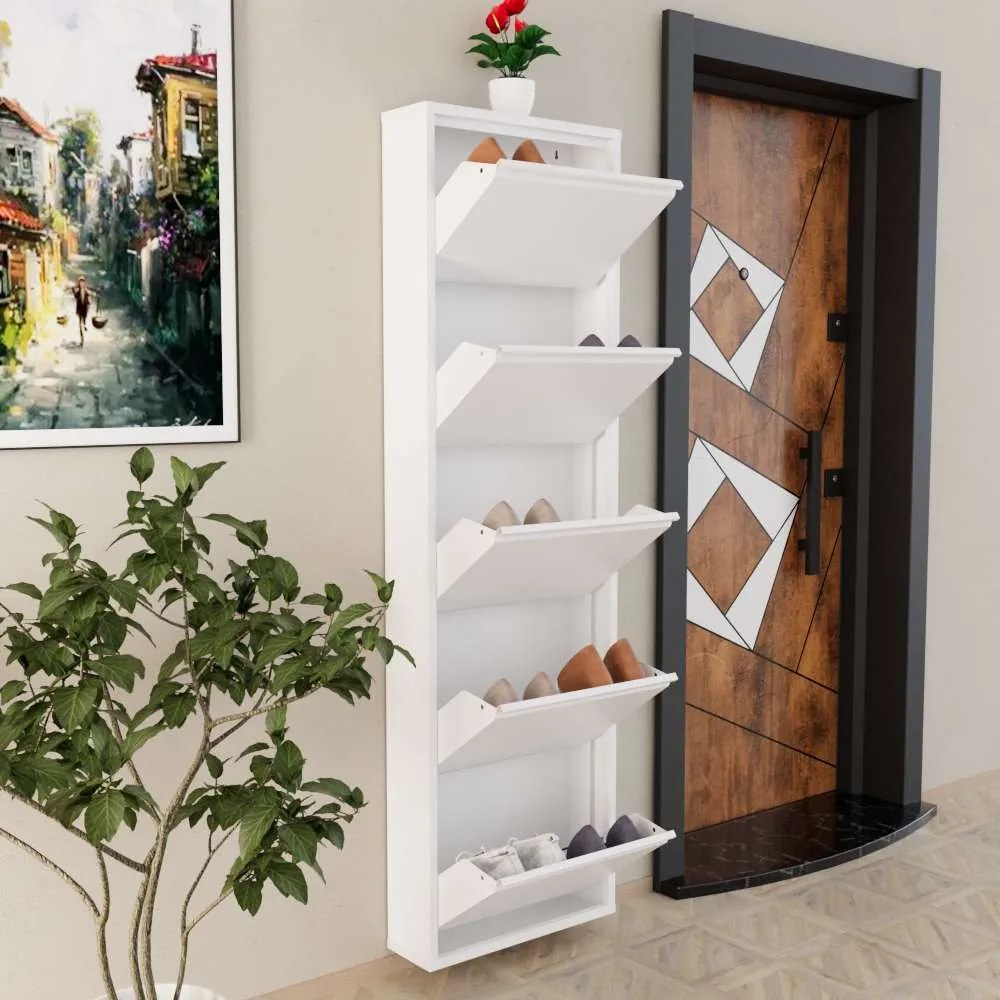 5 Piece Metal - White
