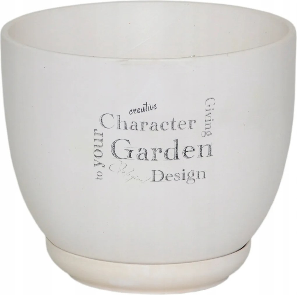 Virágtartó Dekorációs Virágtartó Kerámia Fehér Hordó2