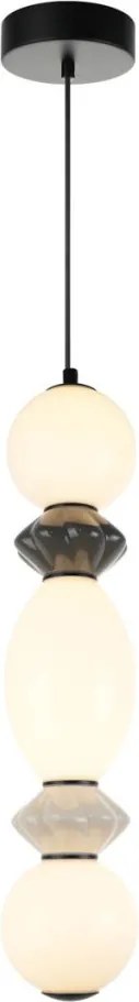 ITALUX PND-94921-3V-BK BALOS Egyágú Függesztett Lámpa Fém LED IP20