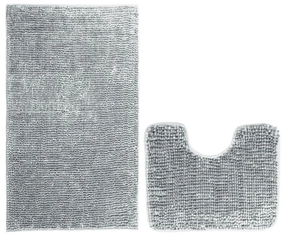 Bati 2 db-os szürke fürdőszobai kilépő szett - AmeliaHome