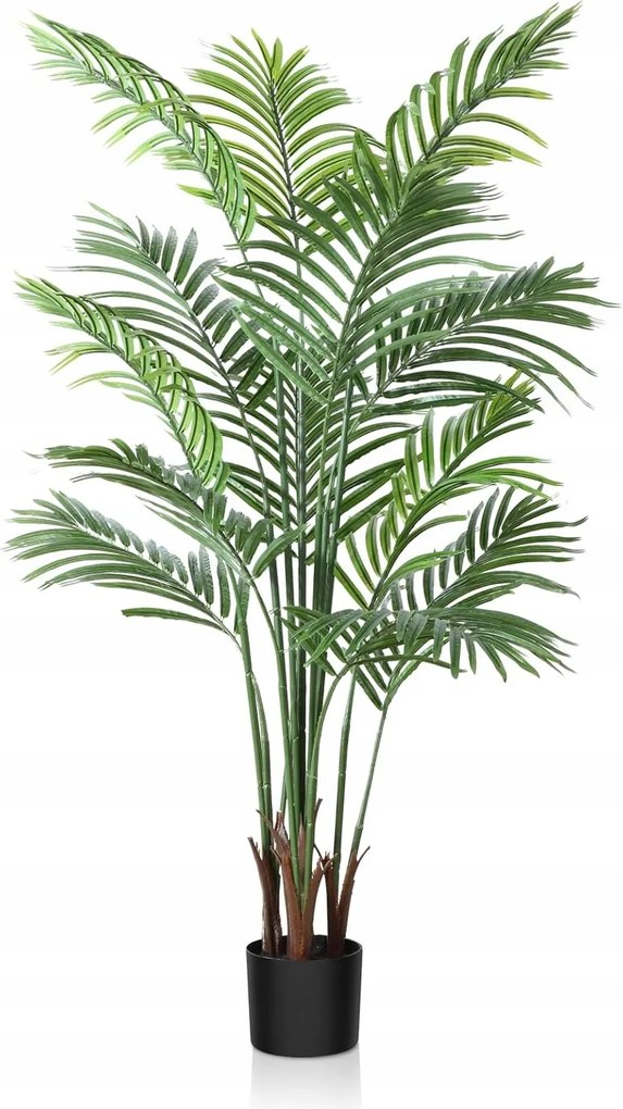 Crosofmi műpálma Areca 130 cm virágtartó nappali erkély dekoráció otthon