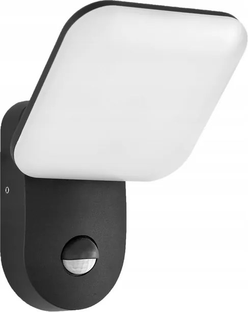 Fali lámpa, kültéri homlokzati lámpa fekete mozgásérzékelő szenzor Nammi XX