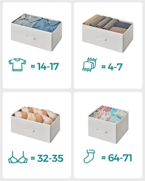 KIRA fiókos komód fehér/barna színben