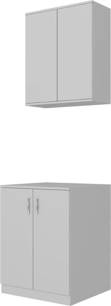 Fürdőszobaszekrény, fehér, 70 cm