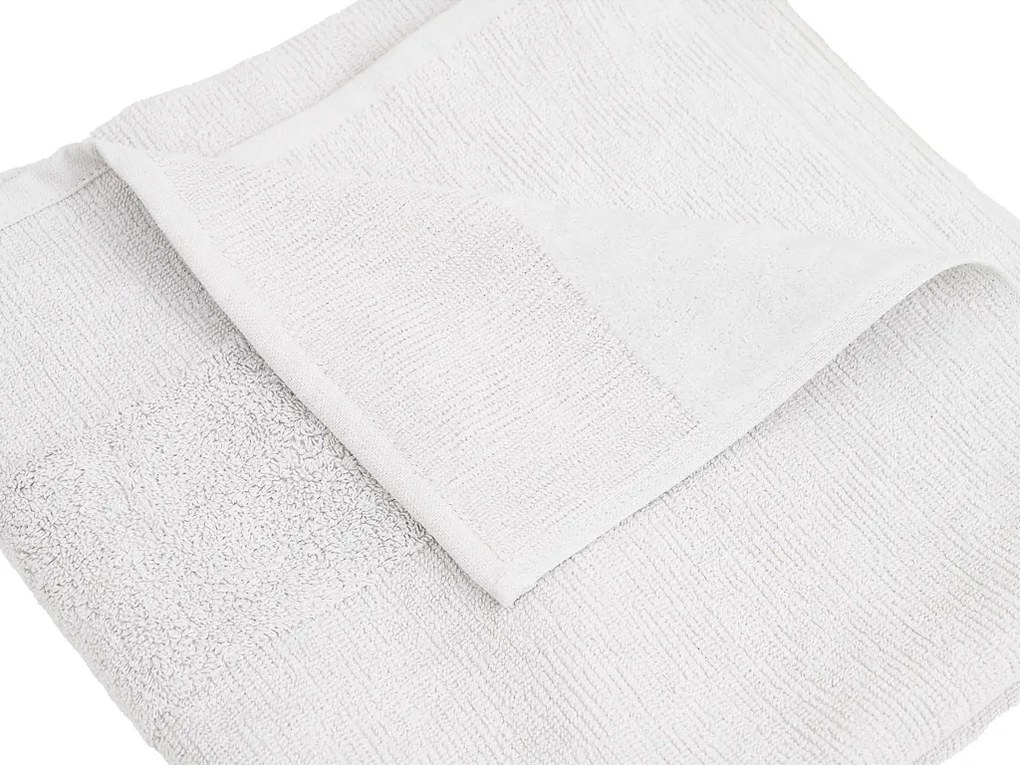 CARRARA törölközőkészlet 1db 60x100 cm és 1db 40x55 cm 100% pamut, fehér