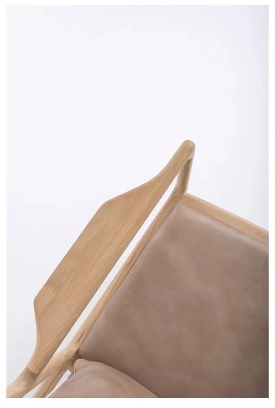 Dedo fotel tömör tölgyfa konstrukcióval, barna bivalybőr ülőpárnával - Gazzda