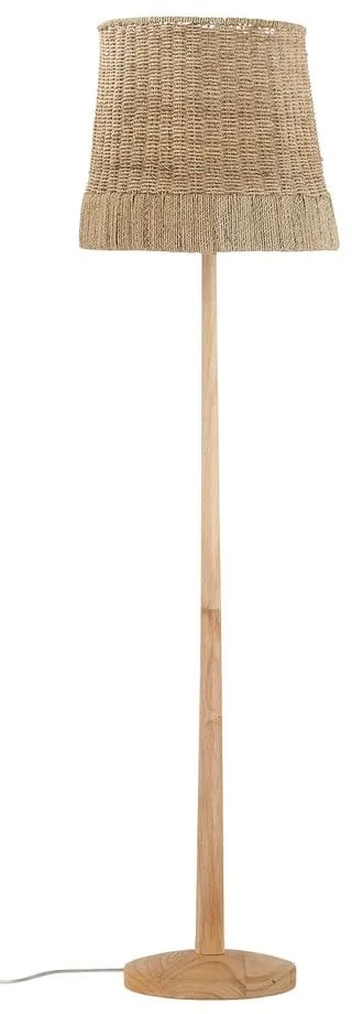 Natúr színű állólámpa rattan búrával (magasság 160 cm) Kakasi – Bloomingville