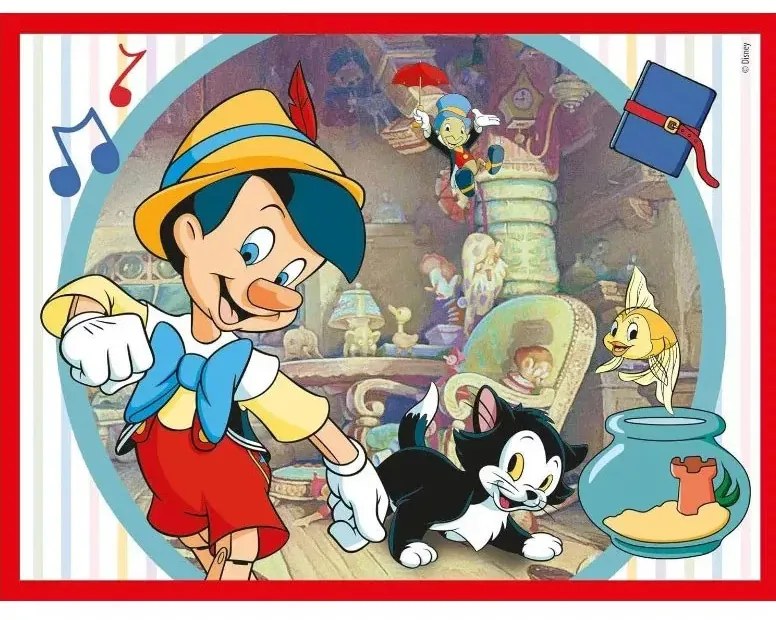 Disney Classics Striped Frame mesekocka 12 db-os Clementoni