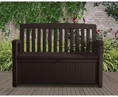 Patio Bench padlószék, barna, 139 x 63,5 x 88 cm
