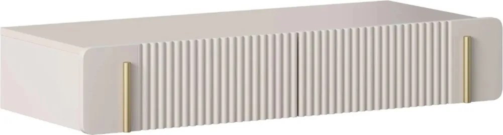 Malmi fali fésülködőasztal fiókokkal 100 cm - kasmír / arany