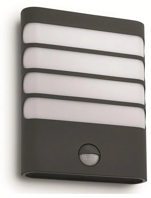 Philips 17274/93/16-LED Kültéri lámpa érzékelővel RACCOON 1xLED/3W/230V IP44