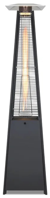 Saturn Garden Point antracit piramis teraszfűtő