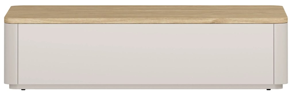 Amilio dohányzóasztal 100 cm fiókos - kasmír / olajozott tölgy