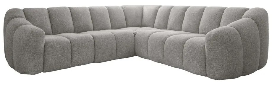 Világosszürke sarokkanapé Shell – Miuform