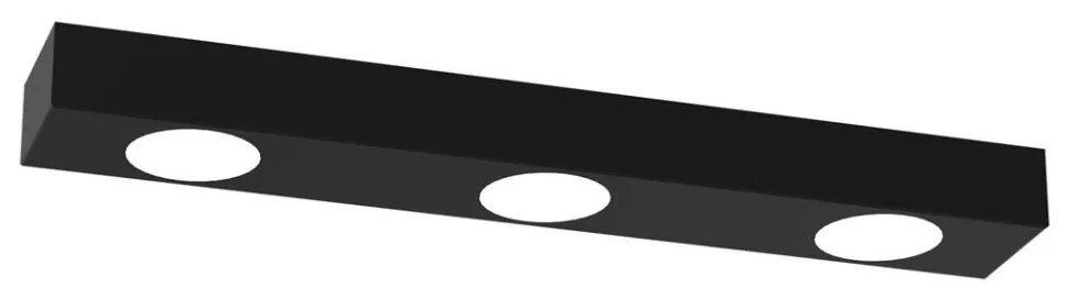 Mennyezeti lámpa ALEXANDER 3xGX53/12W/230V fekete