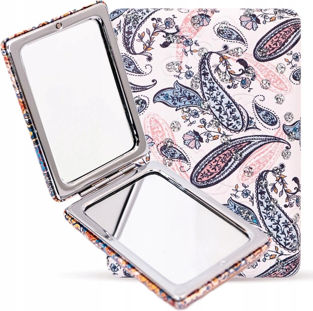 Visszapillantó Tükör Kozmetikai Kézi Tükör Nyitható Keleti Stílusos