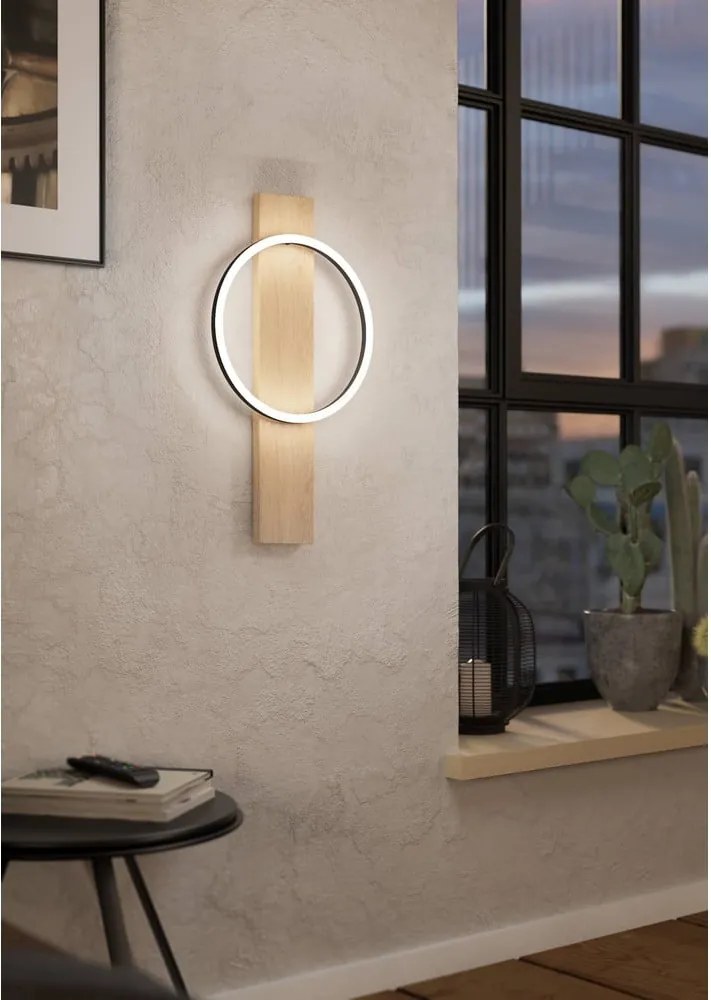 Natúr színű LED fali lámpa BOYAL – EGLO