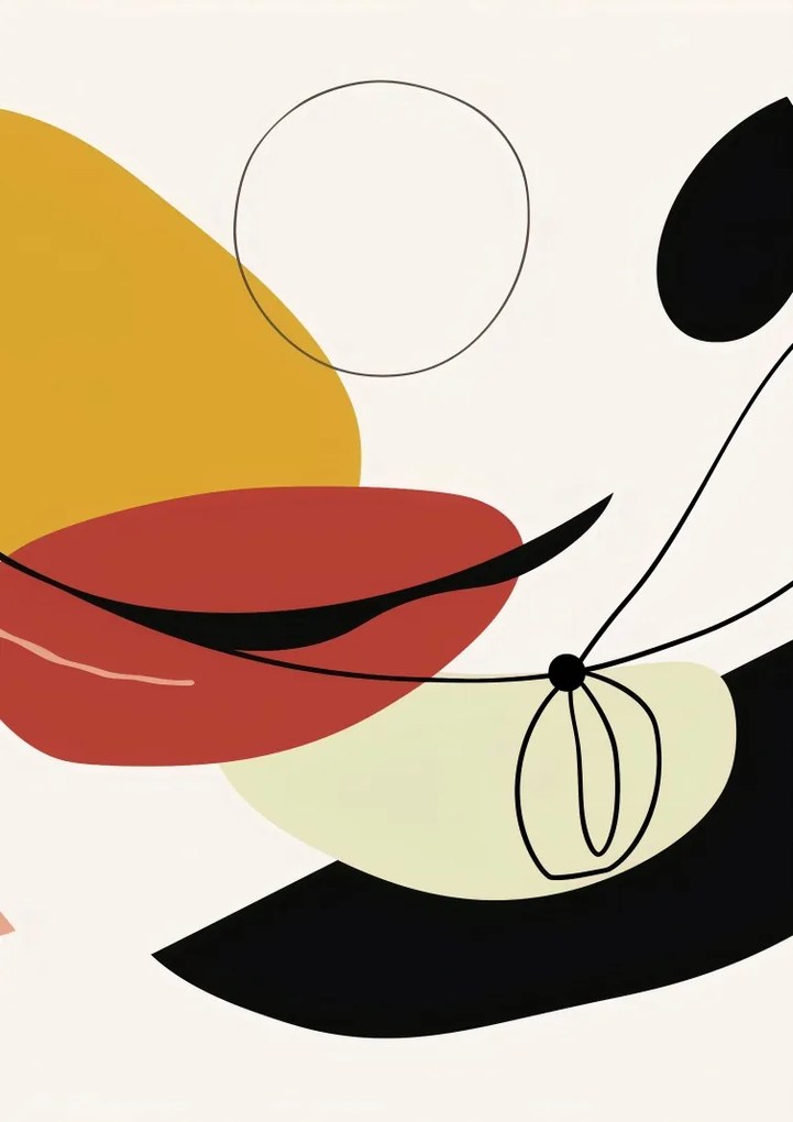 Poszter 42x59,4cm Geometrikus görbület