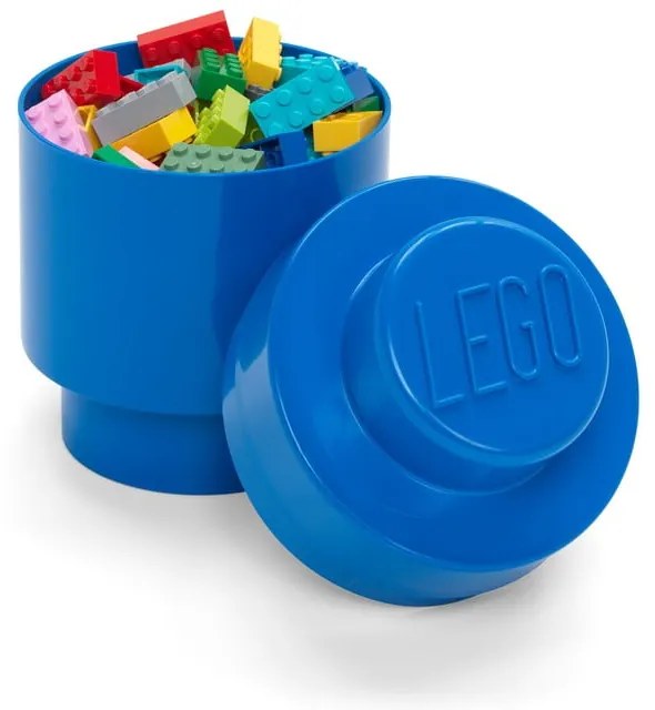 Kék henger alakú tárolódoboz - LEGO®