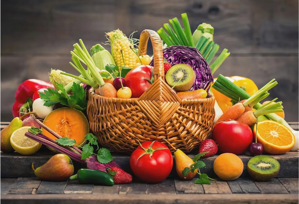 Fotótapéta Flizelin Dekoratív az irodába Gyümölcsös gazdagság 152x104 Ragasztó