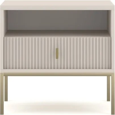 Magas komód kasmír színben arany fogantyúkkal – MAGGIORE MA06