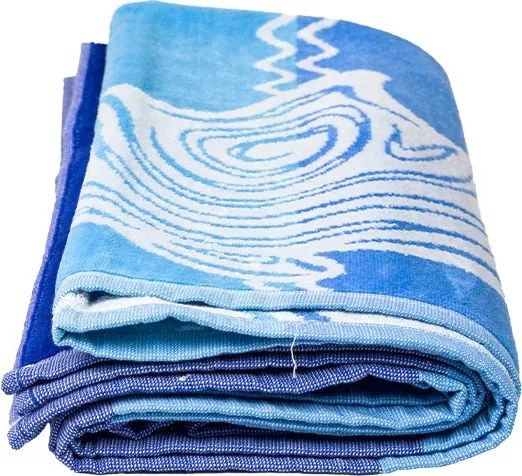PANTELLERIA Strandtörölköző kék 165x90cm