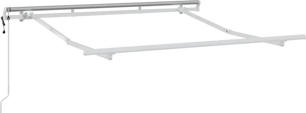 vidaXL Napernyő keret Fehér 2,5 x 2 m Fém
