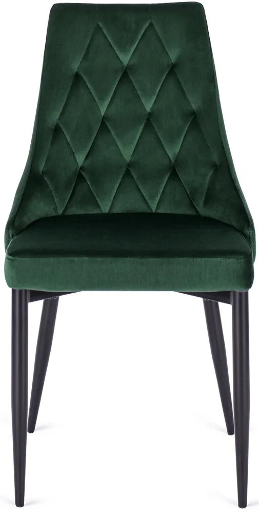 Zöld Bársony Étkezőszék CORK