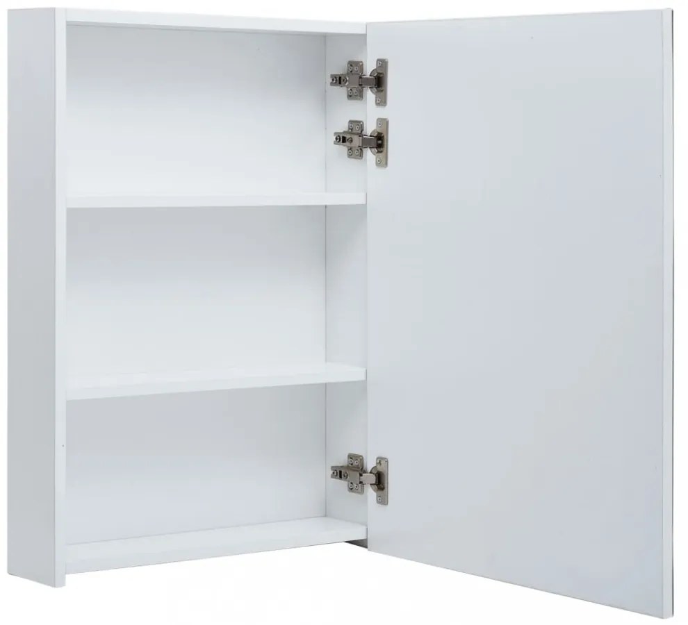 tükrös fürdőszobaszekrény LED világítással 50 x 13 x 70 cm