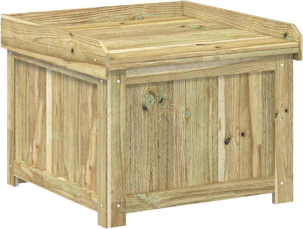 vidaXL Kinti párna tároló Impregnált Fenyőfa 58,5 x 60 x 47 cm