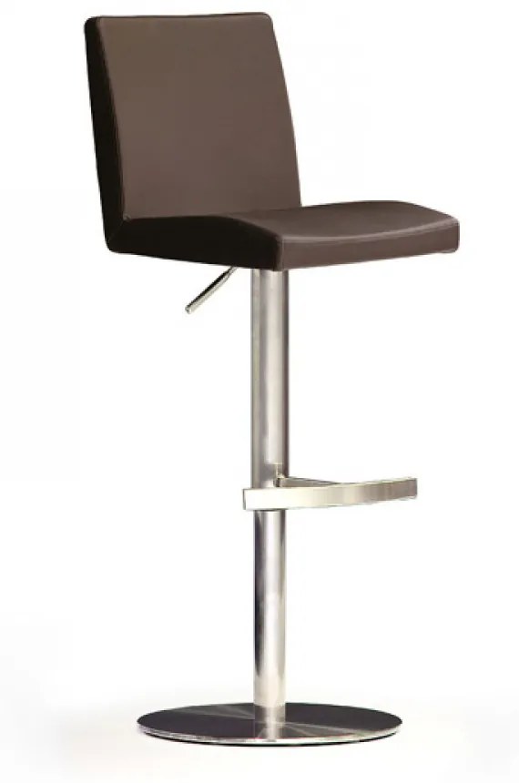 LOPES 1 INOX PVC Barna Bárszék