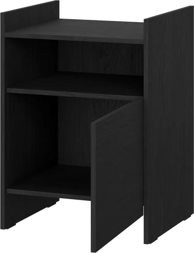 Fekete éjjeliszekrény Toopt – noo.ma