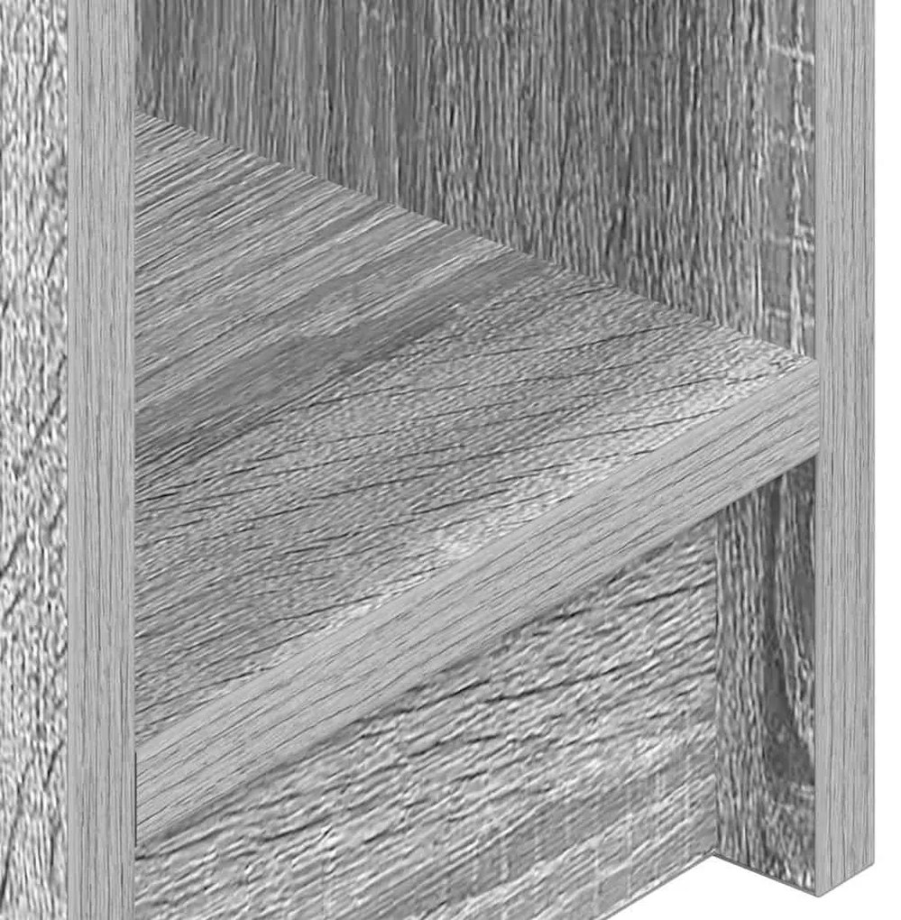 éjjeliszekrények fiókos 2 db szürke sonoma 20 x 36 x 60 cm