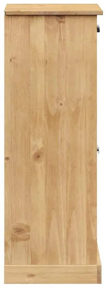 VIGO tömör fenyőfa cipőszekrény 60x35x96 cm