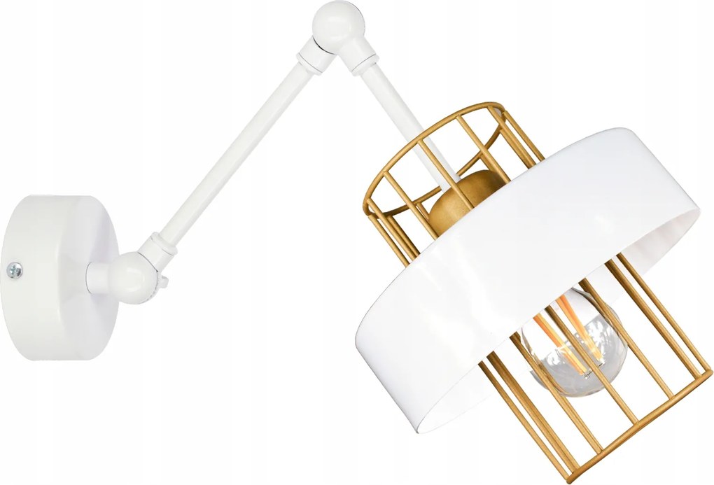 Fali Lámpa Loft Prestige arany fehér