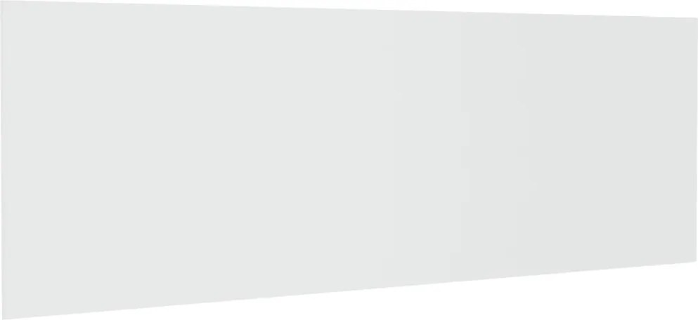 vidaXL fehér szerelt fa fali fejtámla 240 x 1,5 x 80 cm