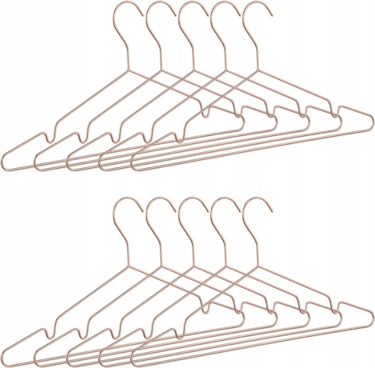 Ruhaakasztók fém 10 db 4052025247454