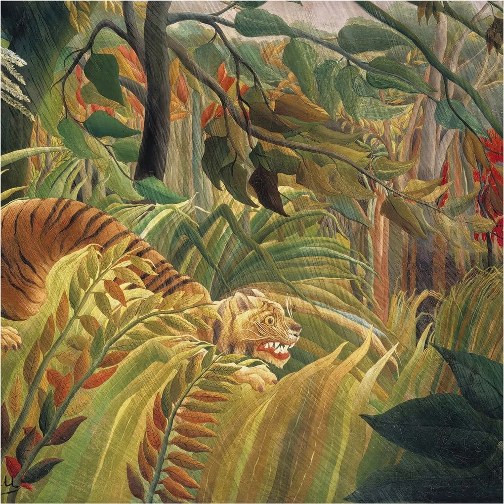 Flizelina fotótapéta Nappaliba és Hálószobába Egzotikus tigris 250x250