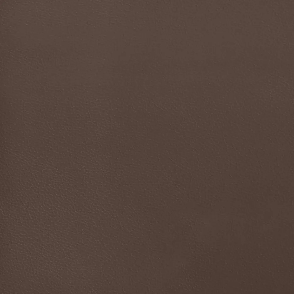 barna műbőr rugós ágykeret 160x200 cm