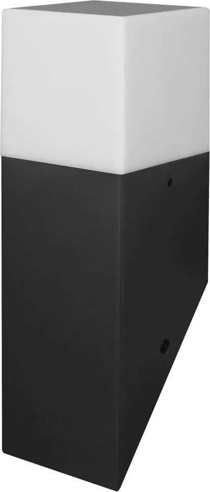 POLUX 307316 NEW YORK Modern Kültéri Fali Lámpa Fehér, Grafit E27 IP44