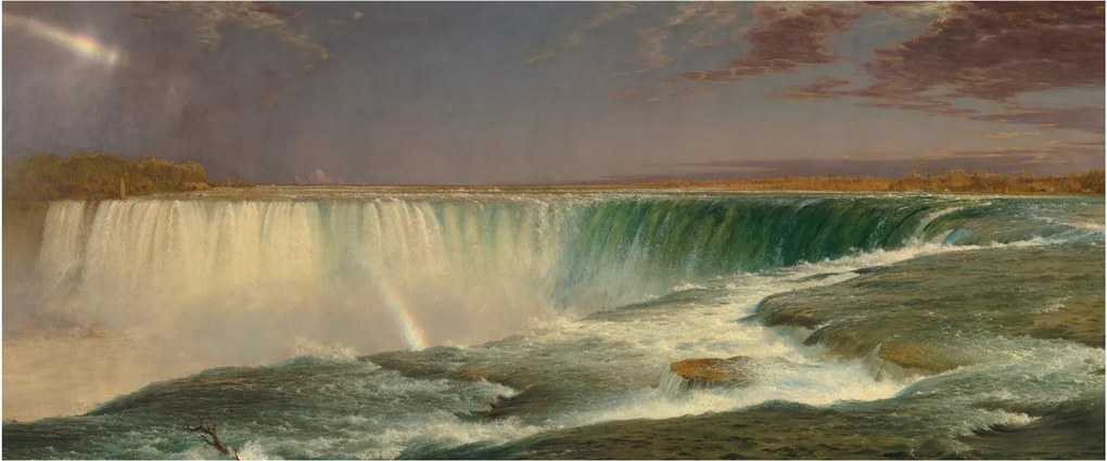 Kép - Frederic Edwin Church, Niagara, reprodukciók (120x50 cm)