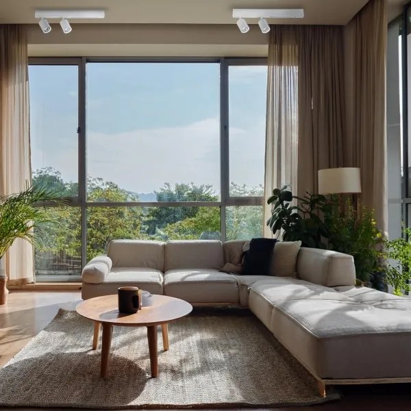 LED Spotlámpa MAGNET LED/5W/230V + 2xGU10/60W 3000/4000K fehér