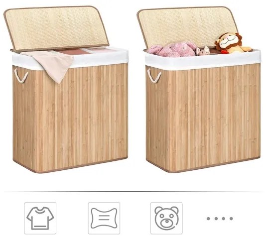 GUS barna szennyeskosár