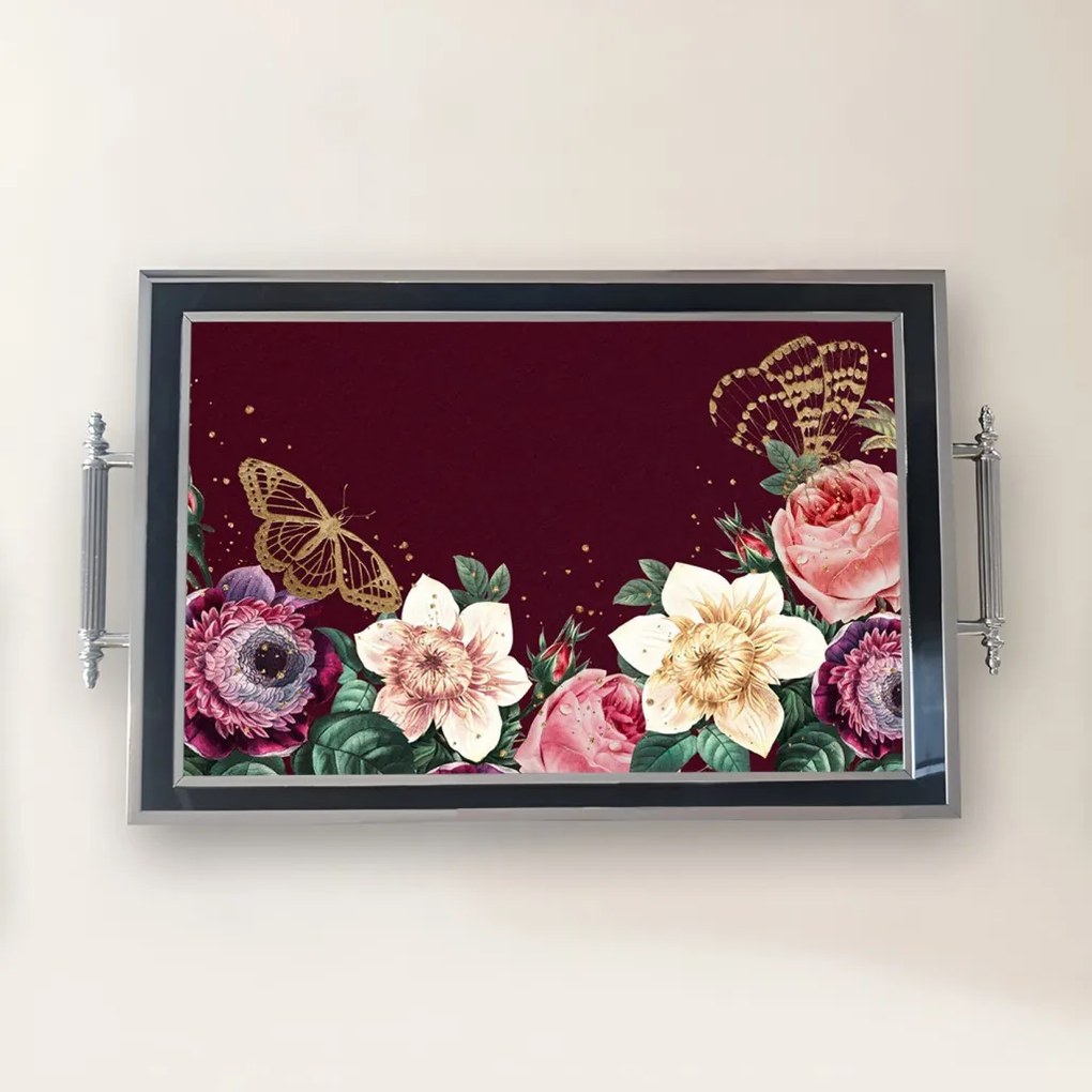 Üveg tálca, 38×24 cm – TPG9825