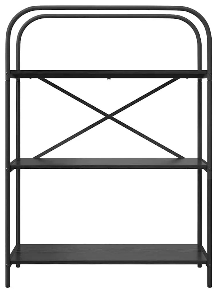 Könyvespolc Musta tammi 80 x 30 x 109 cm Faanyag
