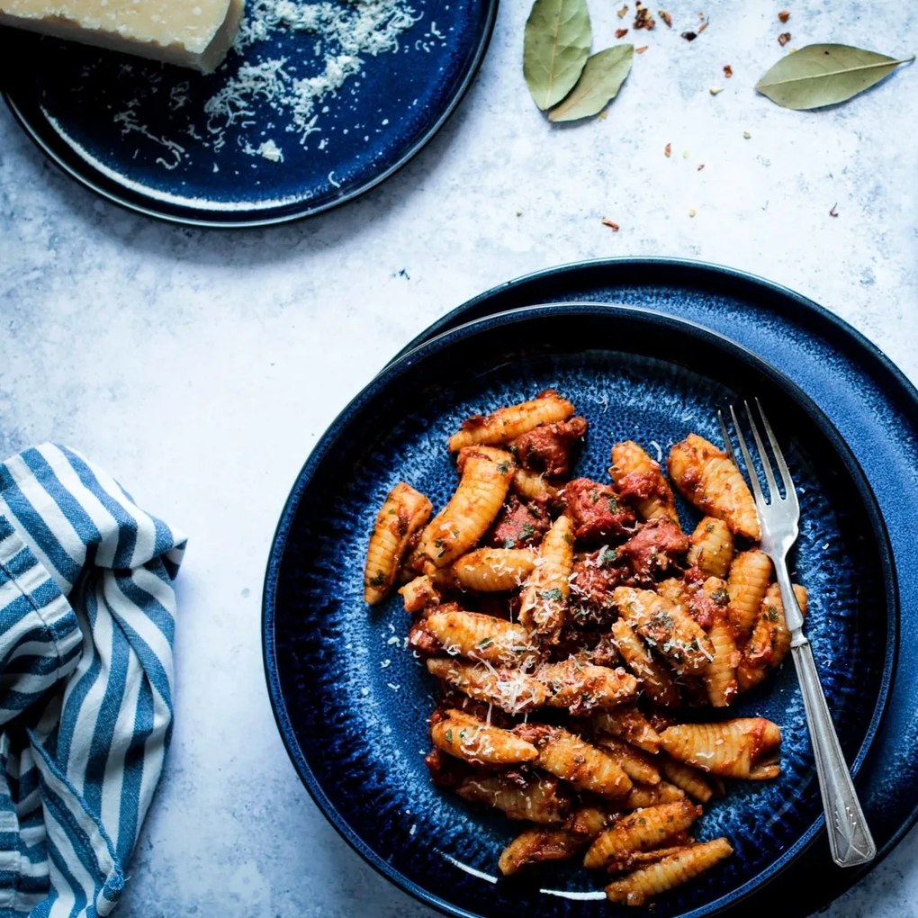 Mäser 12 darabos sekély és mély tányérkészlet NIARA – kék