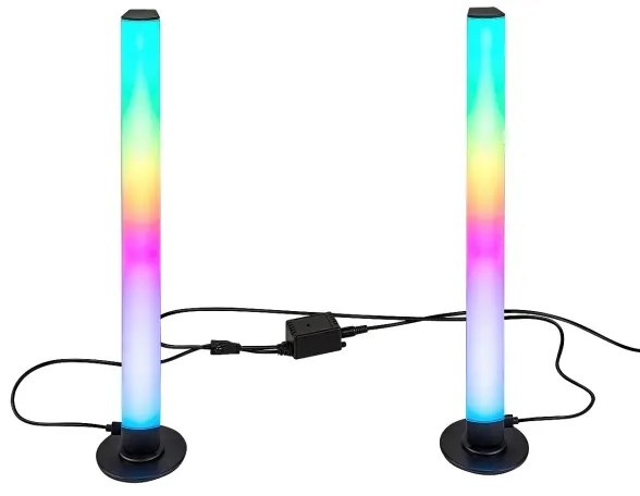 Rabalux 76014 - 2x LED RGB állítható asztali lámpa PACO LED/5W/5V