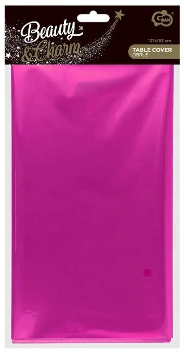 Magenta Metallic fólia asztalterítő 137x183 cm
